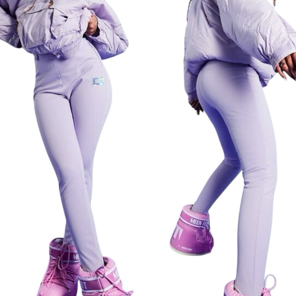 ASOS 4505 Lilac High-Waist Ski Snow Leggings